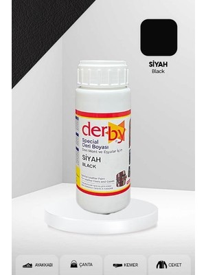 Derby Special 100 ml Deri Boyası Mont, Eşya, Çanta, Cüzdan ve Kemer İçin Uygun- Kartela Renkleri