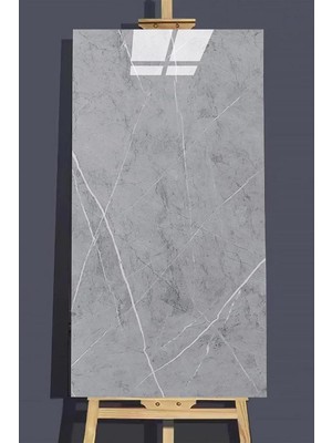 Tr Panel Mermer Desen, 60X30 Cm, 5 Adet (Gri)