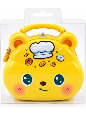 Svoria Store 12 Adet Sevimli Hayvan - Hamster Anahtarlı Metal Kumbara Kilitli Renkli