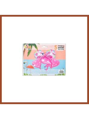 Bezos SVN-257 Balon Folyo Set Yüzük Flamingo 1 Adet Pro