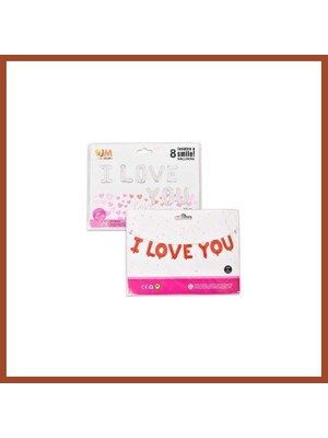 Bezos SVN-105 Balon I Love You 1 Adet Pro