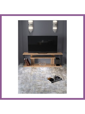 Bezos Gzd Plus Tv Ünitesi Kahverengi Çam Rengaren