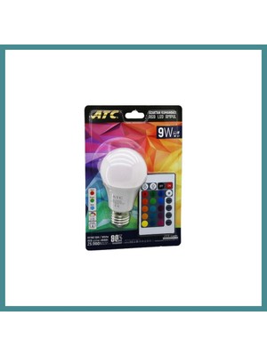 Bezos Atc 9W Kumandalı Beyaz+Rgb LED Ampul 1 Adet Mac