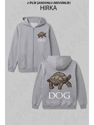Zoka Wear Elden Ring Dog Baskılı Fermuarlı Kapşonlu Hırka