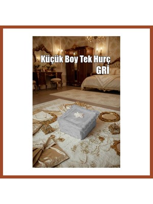 Bezos Çeyizlik Küçük Tek Hurç Çiçekli, Kadife Tek Hurç Çeyizlik Dantelli Hurç, Küçük Boy Hurç Pro