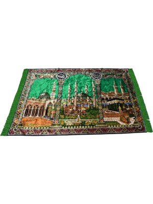 Kilim Antik Manzara Kutsal Belde Tasvirli Duvar Halısı 2199 - Yeni - Çok Renkli