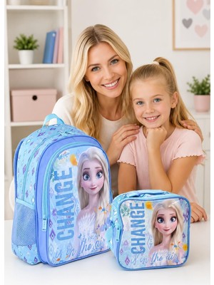 Nzm Store Lisanslı Ilkokul Çantası Kız, Çocuk Okul Çantası Beslenme Çantası, Beslenme Çantası, Yemek Çantası Çocuk Sırt Çantası Kız Çocuk Okul Çantası Ilkokul Seti