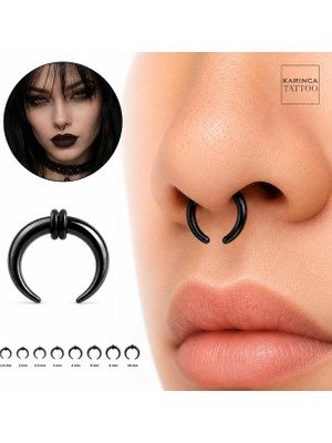 Nzm Store Pincher Septum Piercing Genişletici Ear Stretcher Gauge Buffalo Taper Plug Tünel Açma Aparatı