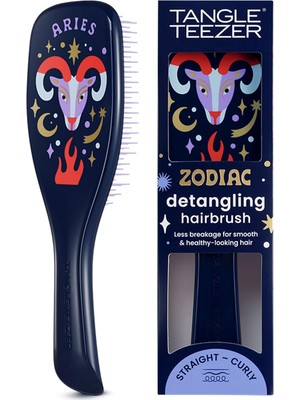 Nzm Store Zodiac The Ultimate Detangler Aries Saç Açıcı Tarak Düz ve Kıvırcık Saçlar Koç Burcu