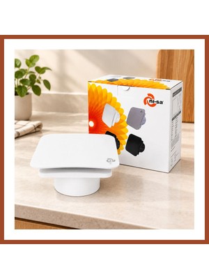Bezos 120 mm Plastik Banyo Tuvalet Aspiratörü 16W 80M³/H Pro