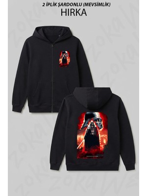 Zoka Wear Star Wars Dart Vader 7 Baskılı Fermuarlı Kapşonlu Hırka