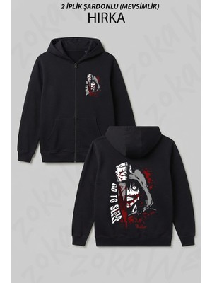 Zoka Wear Jeff The Killer - Go To Sleep Baskılı Fermuarlı Kapşonlu Hırka