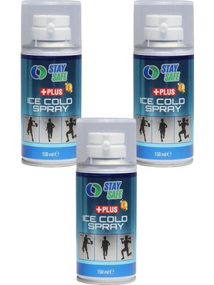 Stay Safe Anestezik Özellikli Soğutucu Sprey 150 ml ( 3 Adet )