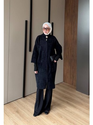 Elikra Angora Hırka Ribana Kap 9110