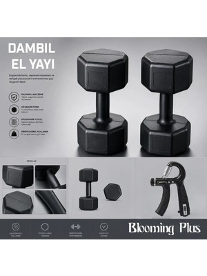 Blooming Plus 1 kg Dambıl Seti x 2 Adet ( Toplam 2 kg ) + El Yayı