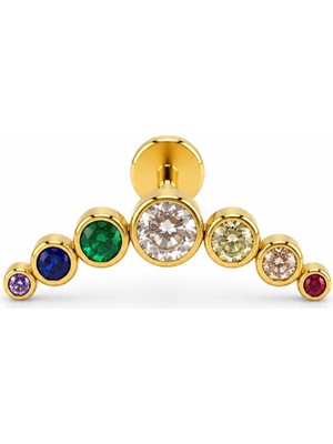 Defne Silver Premium Titanyum Piercing