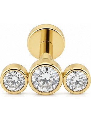 Defne Silver Premium Titanyum Piercing