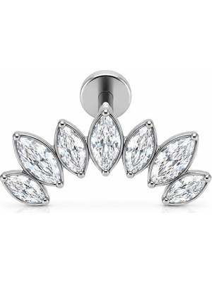 Defne Silver Premium Titanyum Piercing
