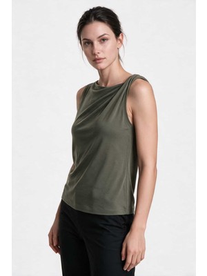 Masha Kate Drapeli Omuz Detaylı Bluz