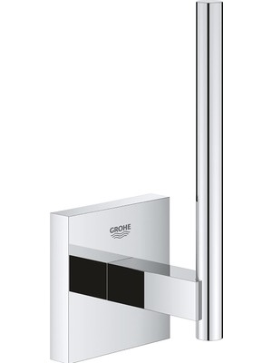 Nacario Grohe Start Cube Quickfix Yedek Tuvalet Kağıdı Tutucu | Duş/banyo Aksesuarları | Krom | 40979000