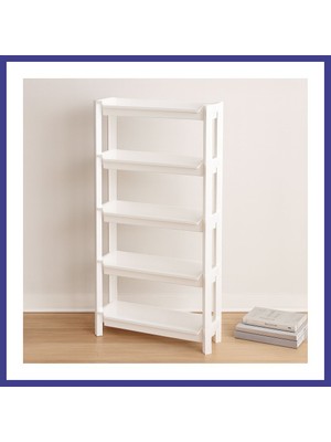 Bezos 5 Katlı Sepet Organizer Raf Ünitesi 465X145X870 mm Mrl