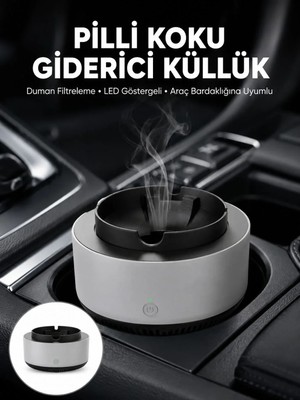 Veraura Lifestyle Kül Tablası Hava Temizleyici Araç Akıllı Küllük Duman Temizleyici