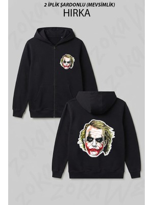 Zoka Wear Batman Joker Baskılı Fermuarlı Kapşonlu Hırka