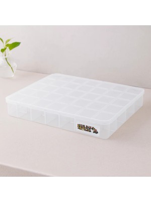 Veraura Lifestyle Şeffaf Organizer Box 40 Bölmeli