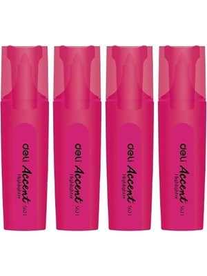 Str Store Fosforlu Kalem 4'lü Blisterli Pembe