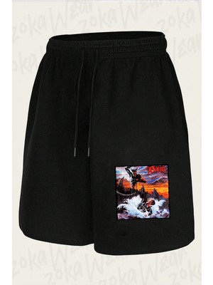 Zoka Wear Dio Baskili Baskılı Şort Unisex