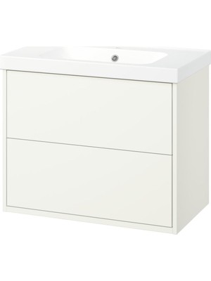 IKEA Beyaz Lavabolu Banyo Dolabı 82,3X49,4X69,2 cm