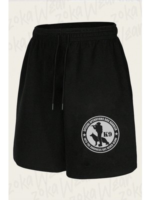 Zoka Wear K9 - Special Operations Dog Baskılı Şort Unisex