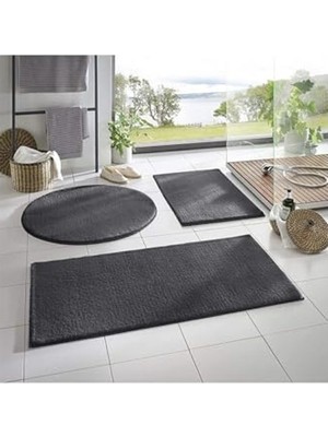 Odea 3'lü Banyo Halısı Takımı, Klozet Takımı ve Peluş Tasarım