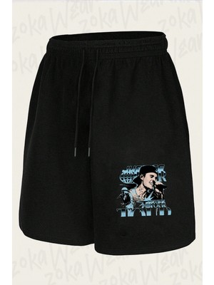 Zoka Wear Justin Bieber Unisex Baskılı Şort Unisex