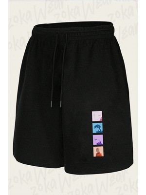 Zoka Wear Jujutsu Kaisen Karakterler Anime Karakter Baskili Tasarim Baskılı Şort Unisex