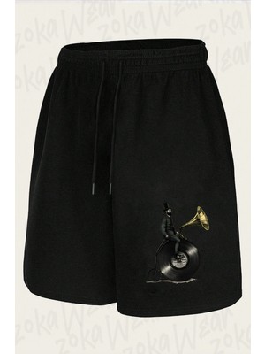 Zoka Wear Music Man Baskılı Şort Unisex