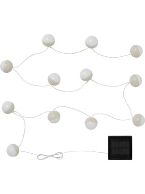 IKEA Bej-Beyaz Güneş Enerjili LED Işık Zinciri 5,2 M