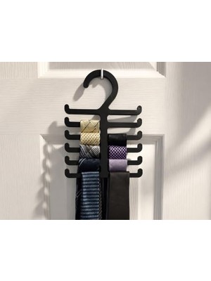 Mythriva Çok Katlı Kravat ve Kemer Askısı Organizer