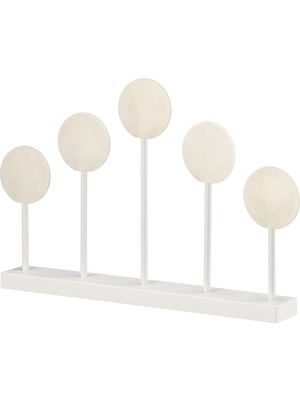 IKEA Beyaz Pilli LED Şamdan 29X20 cm