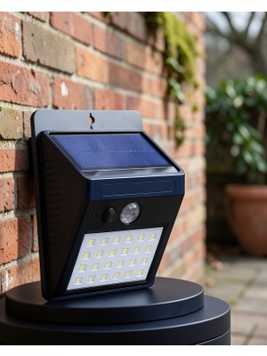 Lims Store Solar Bahçe Lambası 20 LED IP65 Su Geçirmez XUCZDP53DUVARLAMBASI-6