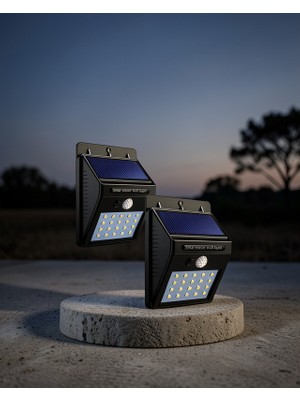 Lims Store Duvar Lambası Güneşli Hareket Sensörlü 40 LED UCZDP53DUVARLAMBASI3