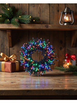 Lims Store 5 Metre 50 Ampul Pilli LED Işık Karışık Renk UCZZZ5MLEDIŞIKKKKK2