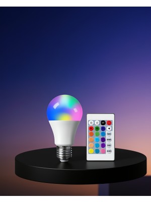 Lims Store Rgb Uzaktan Kumandalı LED Ampul 16 Renk E27 2025 Model Xuczrgblamba-5