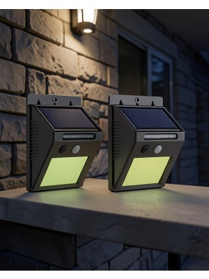 Lims Store Güneş Enerjili Dış Mekan Lambası 180 LED Pır Hareket Sensörlü