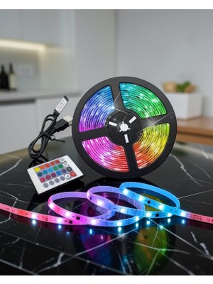 Lims Store LED Şerit 5 Metre Rgb Kumandalı UCZ5MŞERİTLED3