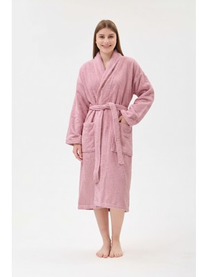Anılsan Şalyaka Bornoz Beyaz %100 Pamuk Unisex Spa Için Ideal Kadın/Erkek