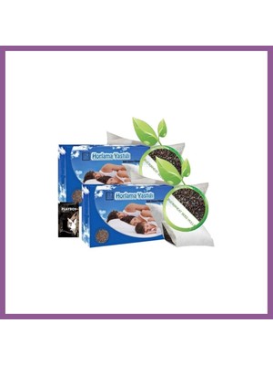 Bezos Mucizevi Anti-Snoring Pillow - Karabuğday Yastığı 50 x 70 cm x 2 Adet + Jel Rengaren
