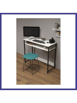 Bezos Çalışma Masası Beyaz 90 cm Mrl