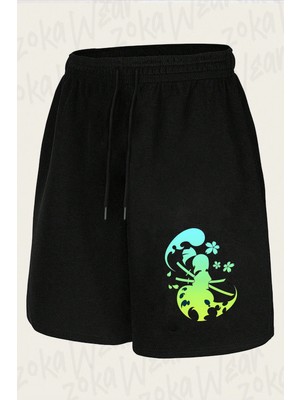 Zoka Wear Silhouette Youmu - Touhou Baskılı Şort Unisex