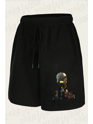 Zoka Wear David Bowie S Baskılı Şort Unisex